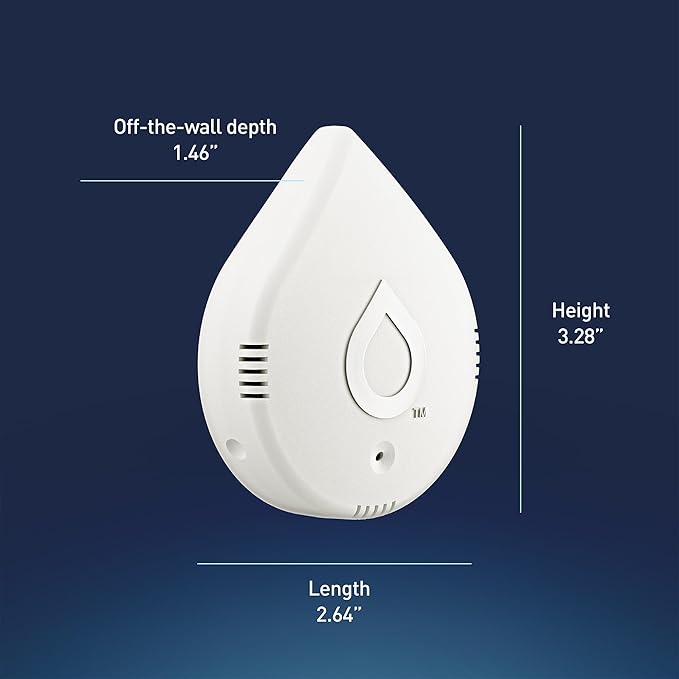 Moen White Flo Smart Water Leak Detector, Water Sensor Alarm - Image 6