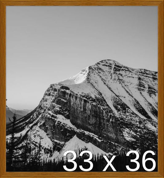 Frame It Easy 33 x 36 Hazel Wood Frame by FrameItEasy