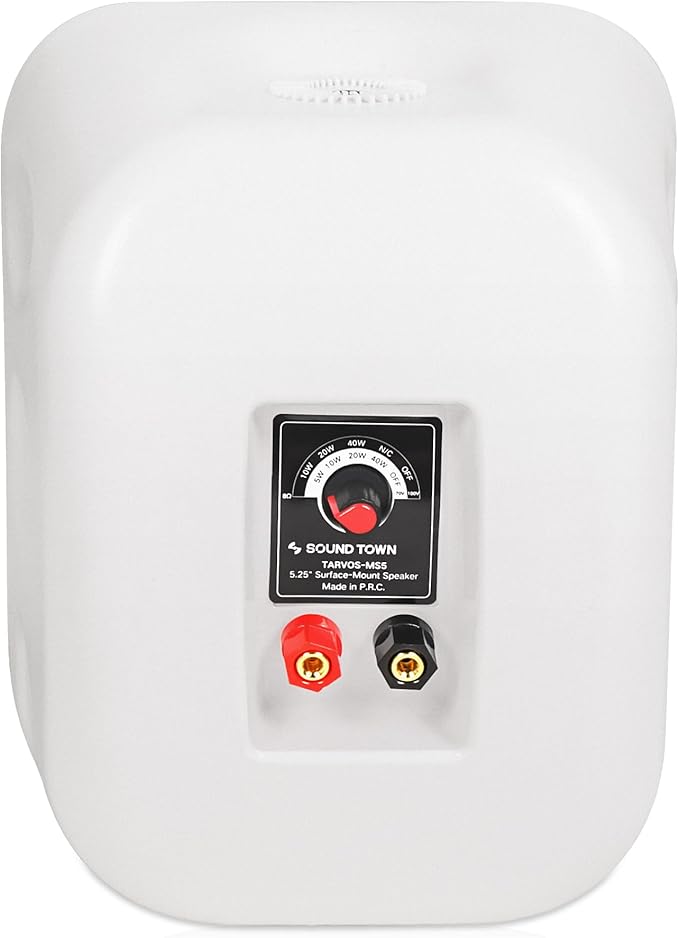 Sound Town Commercial Restaurant Bluetooth Amplifier + Surface-Mount Speaker Set - Image 6
