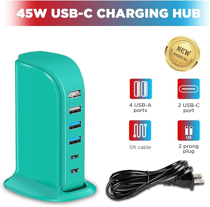 USB Charger Block Upoy, Charging Station - Image 3