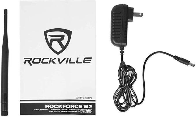 Rockville ROCKFORCE W2 192-Channel Wireless 2.4GHz DMX Lighting Controller - Image 6