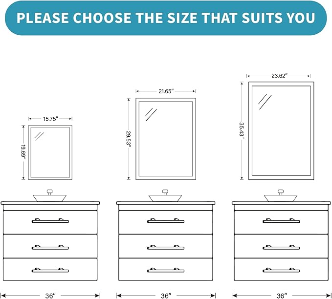 Oak Wood Effect Framed Wall Mirror, 20x30 Rectangle Mirror, Anti-desilvering - Image 9
