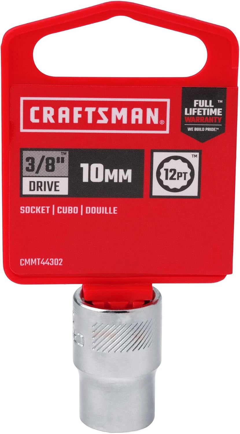 CRAFTSMAN 3/8 Drive Metric 12 Point Standard Socket (CMMT44302)
