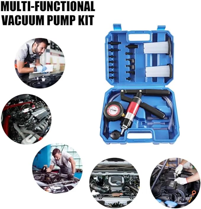 Yonligonju 23PCS Handheld Vacuum Pump Tester Brake Bleeder Kit Brake System - Image 5