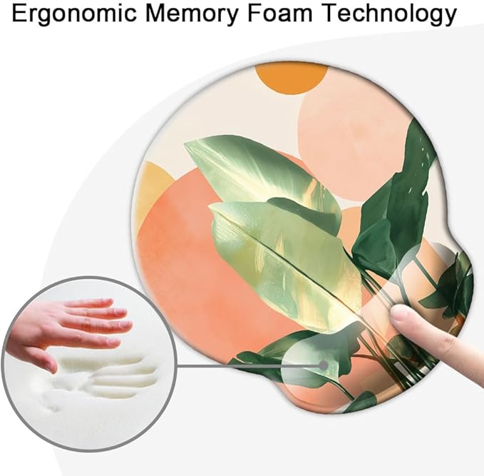 Ergonomic Mouse Pad with Wrist Support, Mouse Pad with Wrist Rest and Coaster - Image 4