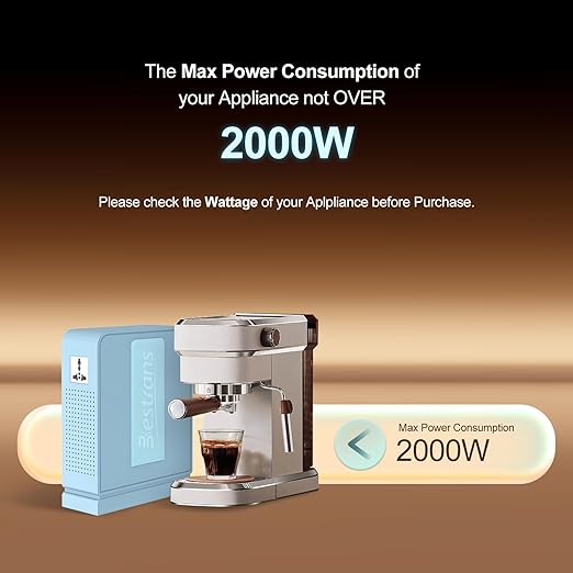 BESTRANS 2000W Step Up Transformer 110v to 220v Converter, Heavy Duty Voltage - Image 2