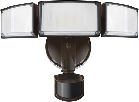 LUTEC 72W 7500LM LED Security Lights Motion Sensor Light Outdoor, 5000K Daylight by LUTEC