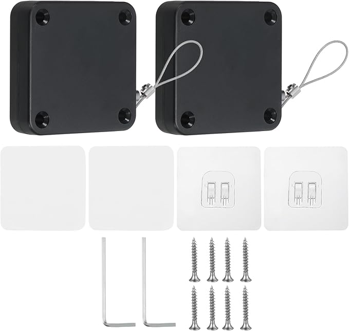 PATIKIL Punch-Free 1200g Automatic Sliding Screen Door Closer by PATIKIL