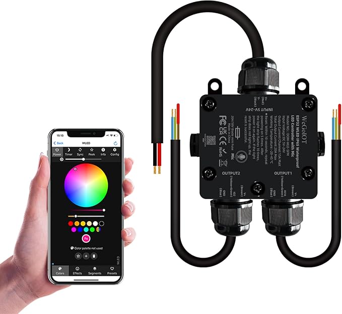 WeGoIOT Waterproof ESP32 WLED Controller by WelcometoWeGoIOT