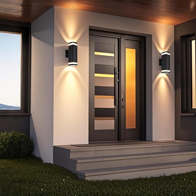 rosykite LED Outdoor Wall Sconce, Dusk to Dawn Outdoor Lighting Fixture - Image 6
