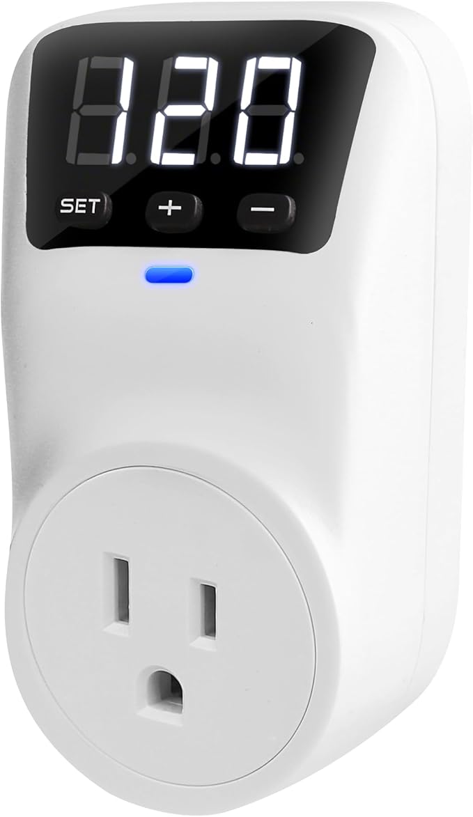 Smart Surge Protector Voltage Stabilizer Fireproof UL94V-1 Wall Mount Surge by Unknown