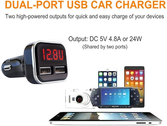 Aliavation Cigarette Lighter USB Charger - Image 2