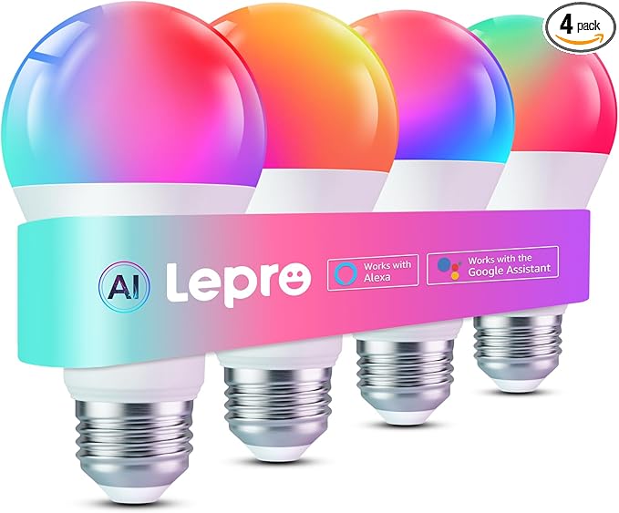 Lepro B2 AI Smart Light Bulbs by Lepro