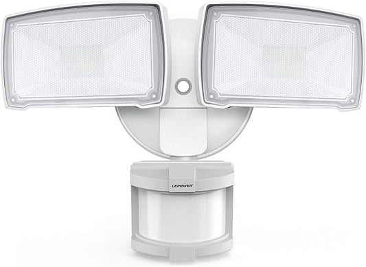 LEPOWER 30W LED Security Lights Motion Sensor Outdoor, IP65 Waterproof by LEPOWER