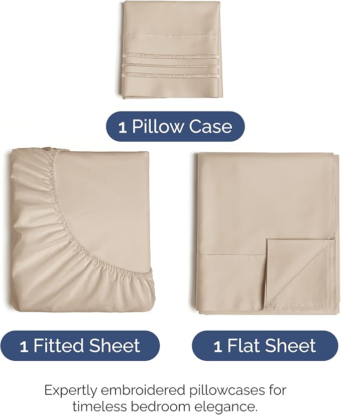 Twin XL Size 3 Piece Sheet Set - Image 2