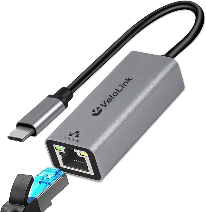 USB c to ethernet Adapter, ethernet to USB C, usbc to CAT6, Gigabit to c Port by Unknown