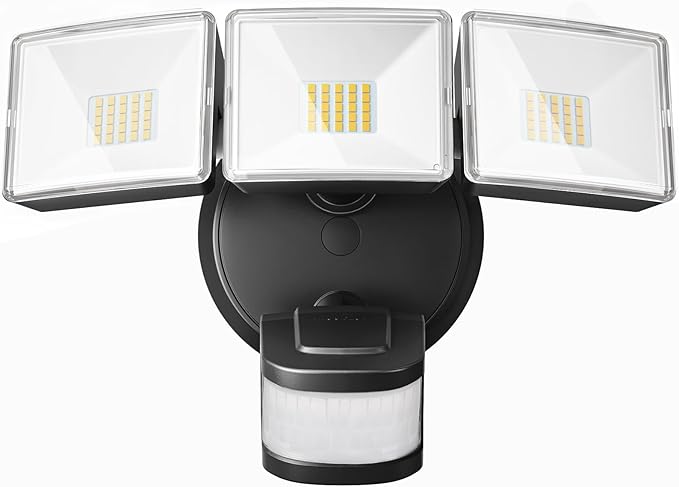 OREiN 4500LM/30W Flood Lights Outdoor, 180°/50FT Motion Sensor Outdoor Lights 3 by OREiN