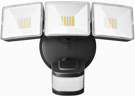 OREiN 4500LM/30W Flood Lights Outdoor, 180°/50FT Motion Sensor Outdoor Lights 3 by OREiN