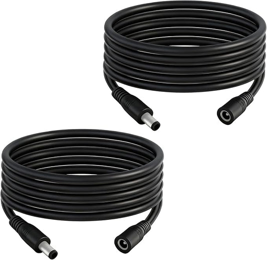 5.5mm x 2.1mm 9.8FT DC Power Extension Cable Male to Female 12V/24V 14AWG DC by IMIYORE