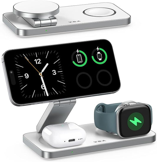 VBA 3 in 1 Wireless Charging Station by Unknown