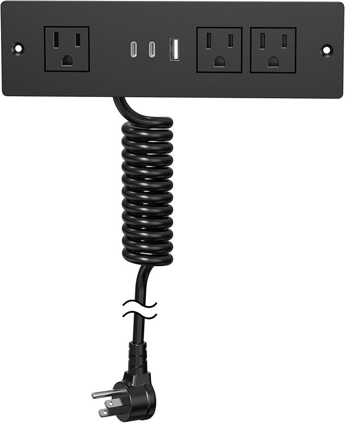 Furniture Drawer Outlet, Recessed Power Strip by HEZI