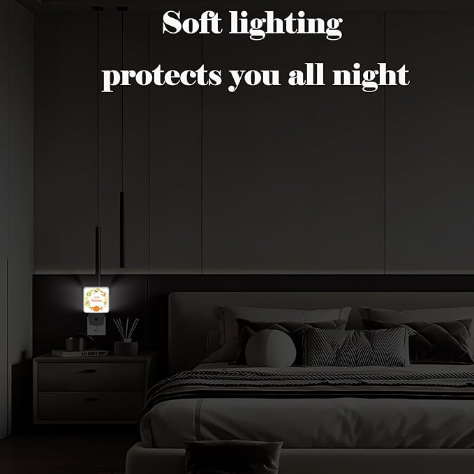FSHVQKD Hello Autumn Night Light, Plug Into Wall - Image 7