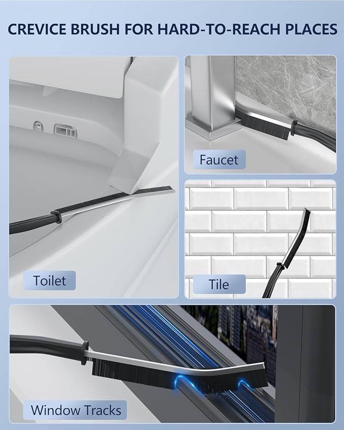 Leebein Electric Toilet Brush and Holder Set, 2025 New Toilet Bowl Scrubber Kit - Image 5