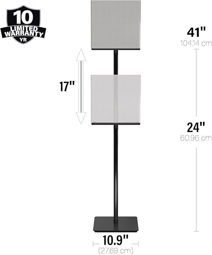 SANUS Height-Adjustable Speaker Stands Compatible - Image 3