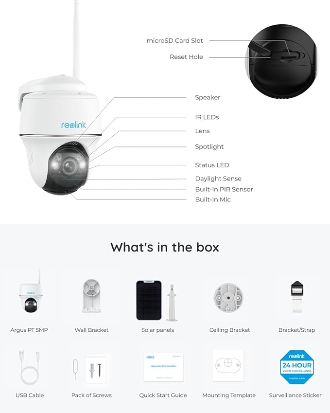 REOLINK Security Cameras Wireless Outdoor, Pan Tilt Solar Powered, 5MP 2K+ - Image 9