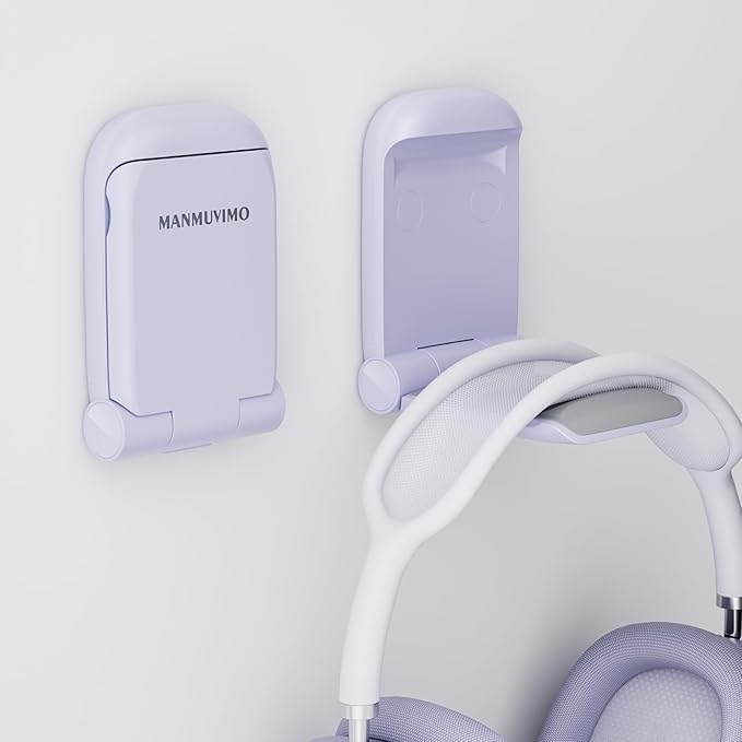 MAMUVIMO Headphone Stand, Headset Stand Foldable ＆ Sticky, Headphone Holder by MANMUVIMO