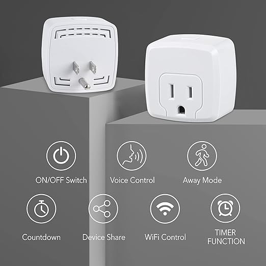 HBN Smart Plug Mini 15A, WiFi Smart Outlet Works - Image 2