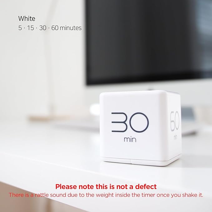 mooas Cube Timer, Timers Cube Flip Block Timers Productivity Gravity Sensor - Image 2