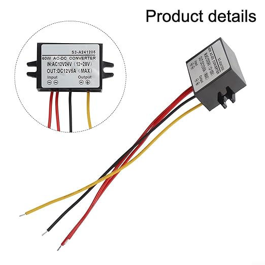Voltage Regulator AC 12V to DC 12V Converter 5A Waterproof - Image 4