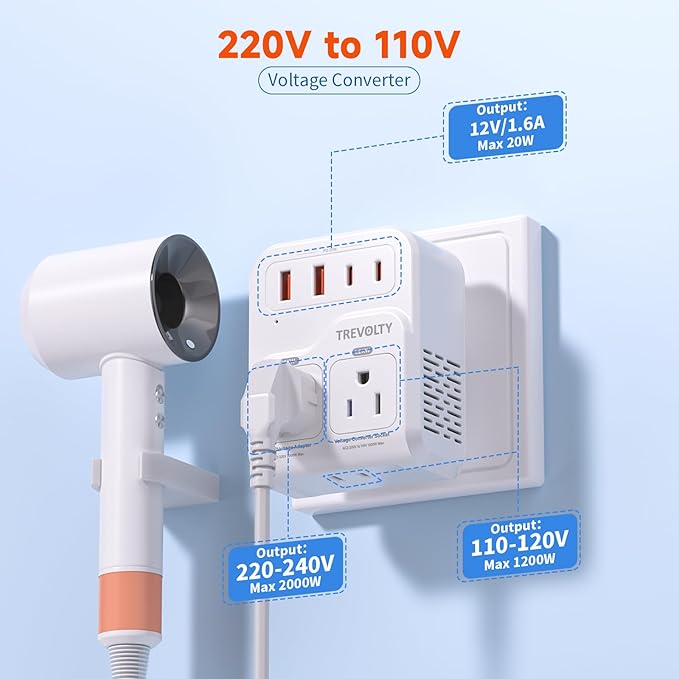 2000W Voltage Converter US to Europe - Image 3