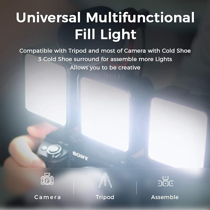 ULANZI VL-81 3000mAh Bi-Color LED Video Light w Softbox - Image 6