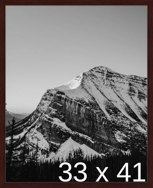 Frame It Easy 33 x 41 Merlot Wood Frame by FrameItEasy