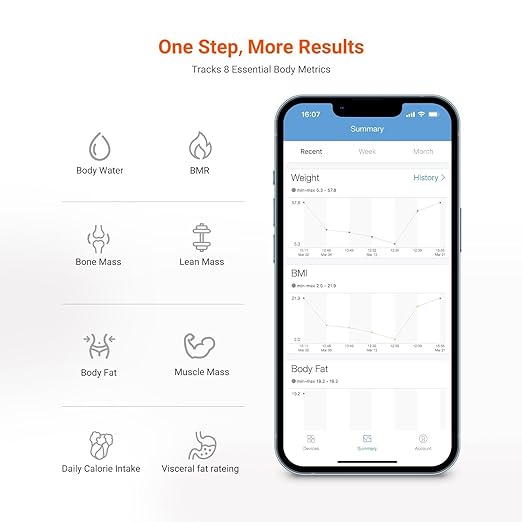 iHealth Nexus Smart Scale for Body Weight Bluetooth, Digital Bathroom Scale - Image 7