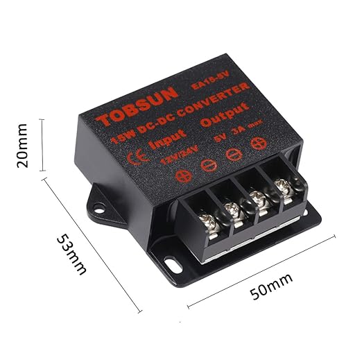 DC 12V/24V to 5V 3A Step Down Converter - 12V Voltage Regulator Buck Converter - Image 6