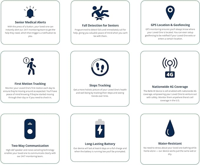 Connected Caregiver Safety+ Gemini 4G Medical Alert System - Image 3