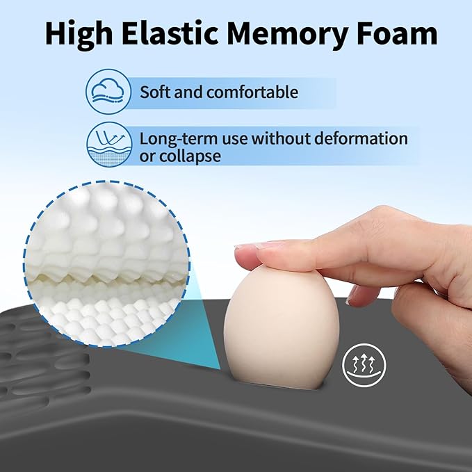 YIWEI Ergonomic Mouse Pad with Wrist Rest - Image 3
