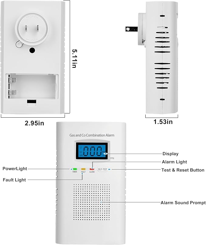 Combination Gas & Carbon Monoxide Detectors - Image 2