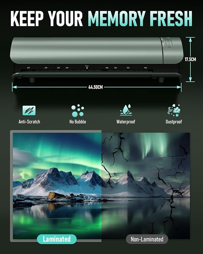 Qfun Laminator Machine 11x17 Cold Thermal Laminator，13 inch Laminating Machine - Image 8