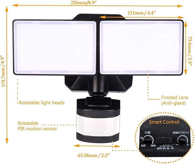 EMANER Dusk-to-Dawn Floodlights - Image 8