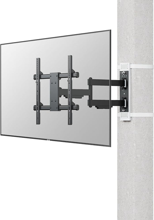 CondoMounts CLMTVA1144 Full Motion Small Pillar | Gazebo TV Mount | Round & by CondoMounts