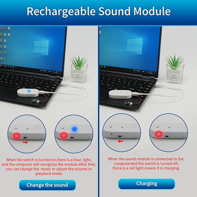 Sound Module Voice Chip, 16MB Push Button Control Activated MP3 Audio Box - Image 5