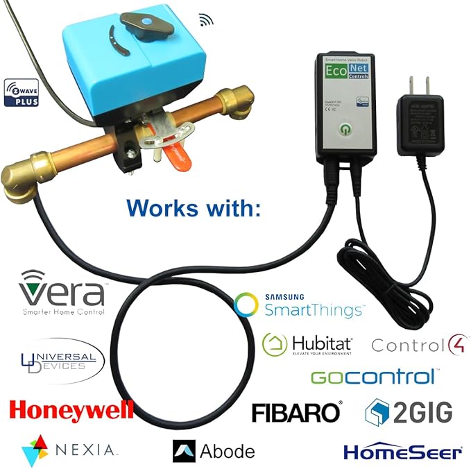 EcoNet Controls EVC200-HCSML The Bulldog Valve Robot, Z-Wave Water Valve - Image 4