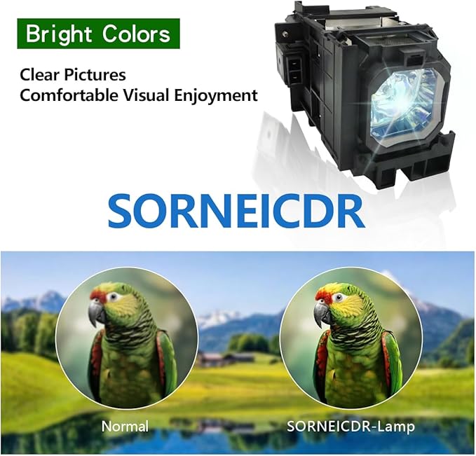 SORNEICDR NP06LP Replacement Projector Lamp Bulb Compatible - Image 3