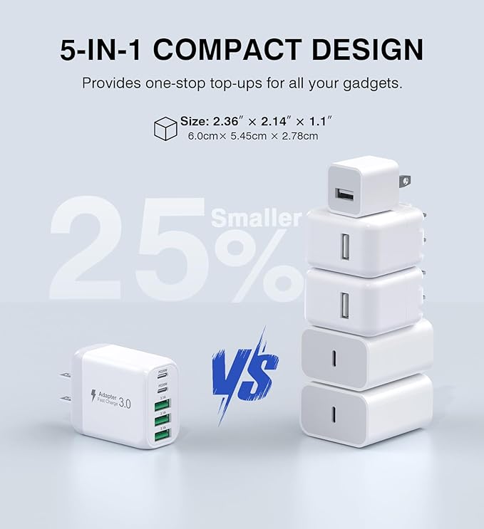 USB C Wall Charger Block, Samsung Galaxy - Image 4