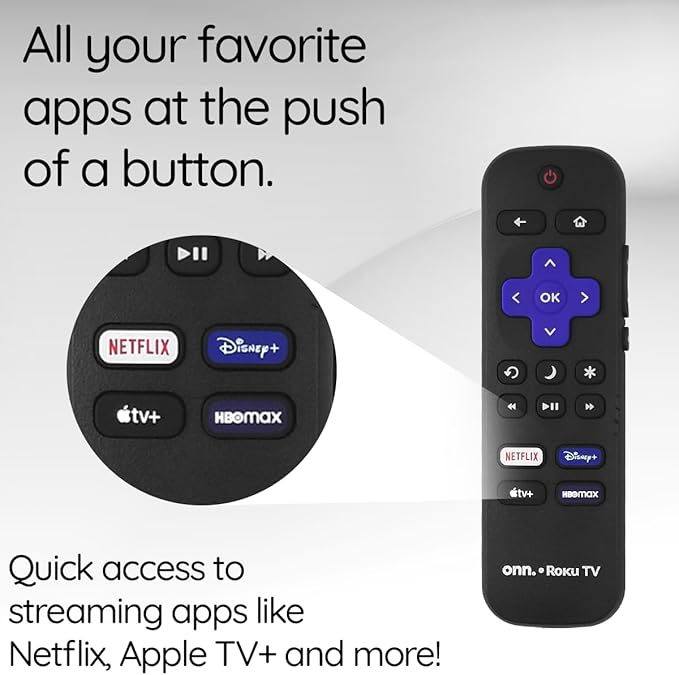 Ceybo OEM Remote Control for Onn Roku Smart TV - Image 3