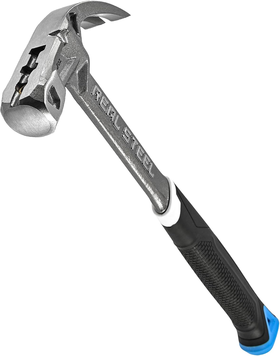 Real Steel 20 Oz One Piece Forged Framing Hammer Smooth Face with Curved Claw 0659